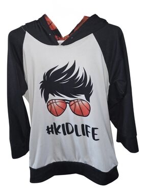 Simply Savannah Boutique #kidlife Basketball Hoodie Boys Size 6/7